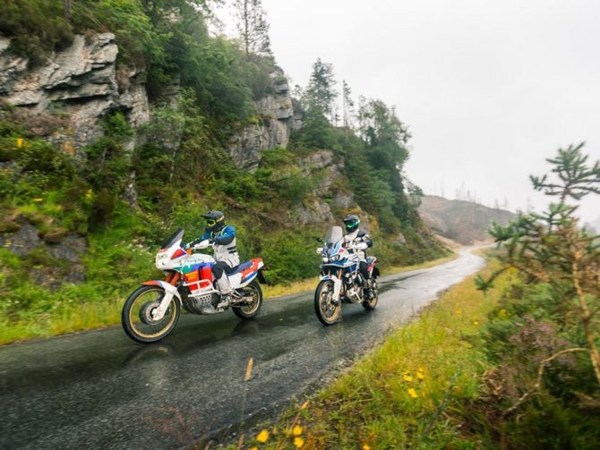 Две Африки: Honda Africa Twin 1991 сравнение с 2019