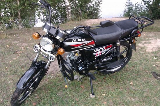 Мопед Альфа 110 – обзор и характеристики