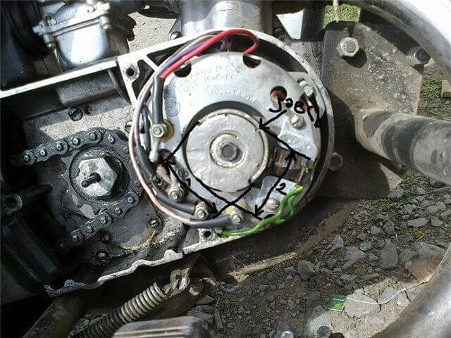 Настроить момент зажигания фото