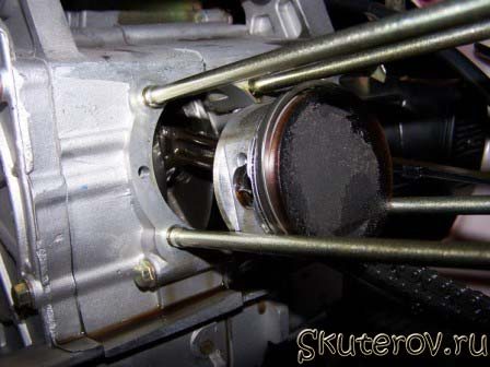 снятие цилиндра со шпилек