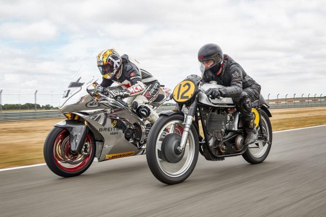 Спортбайк Norton Manx 1953 года и SG7–самый быстрый мотоцикл Norton для гонок ТТ