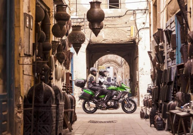 Туристический мотоцикл Kawasaki Versys 1000 2021. Тестирование