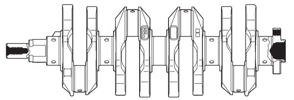 Коленвал моторов серии ZZ
