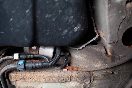 Коррозия под днищем.