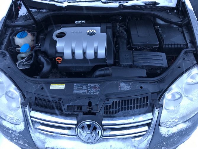 Под капотом Фольксваген Джетта 5