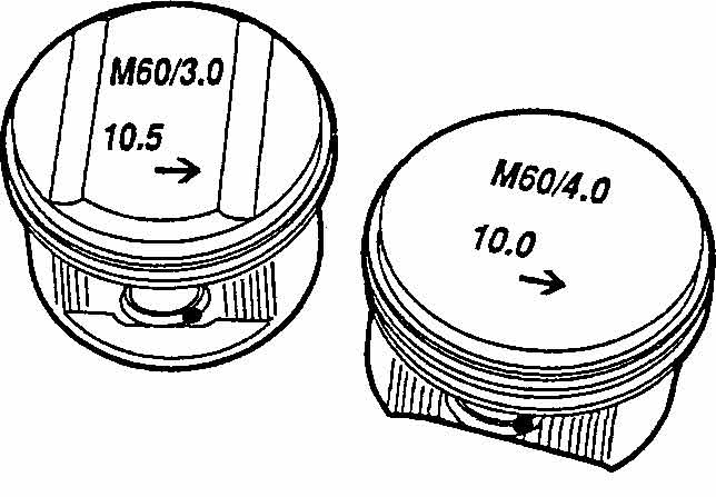 Поршни двигателя M60