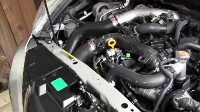 Процесс замены масла в Ниссан Кашкай